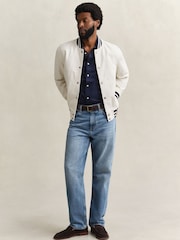 GANT Blue Classic Poplin Shirt - Image 3 of 7
