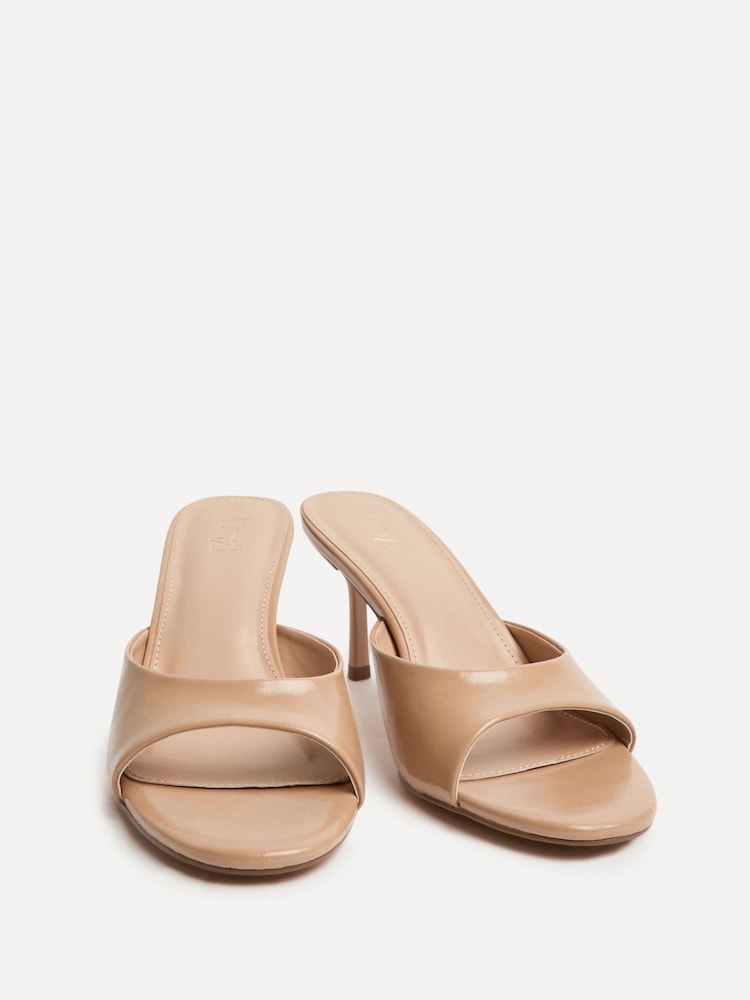 棕色 - Linzi Erin Mule Heeled Sandals - 圖片 6/6