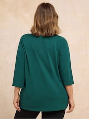 Evans Green V-Neck Slub T-Shirt - Image 3 of 5