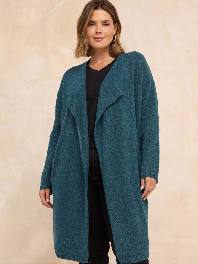 Evans Green Waterfall Cardigan - Image 1 of 5 Evans Green Waterfall Cardigan - Image 1 of 5