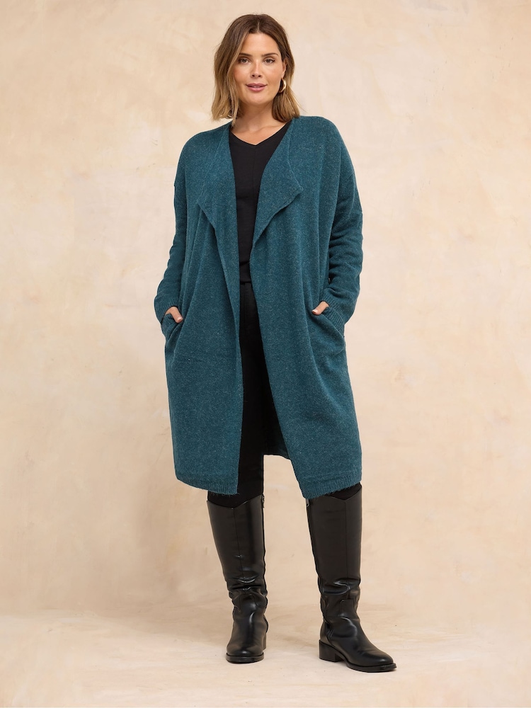 Evans Green Waterfall Cardigan - Image 2 of 5 Evans Green Waterfall Cardigan - Image 2 of 5