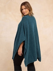 Evans Green Seam Detail Poncho - Image 2 of 5