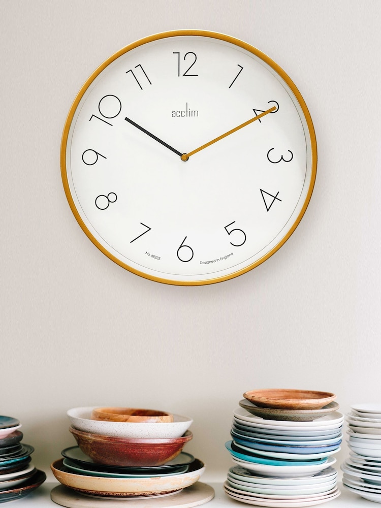 Acctim Clocks Dijon Kista 40cm Wall Clock - Image 1 of 4 Acctim Clocks Dijon Kista 40cm Wall Clock - Image 1 of 4