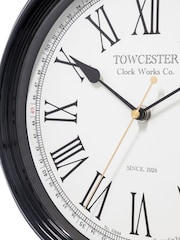 Acctim Clocks Black Redbourn 30cm Wall Clock - Image 5 of 5