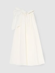 أبيض - فستان واسع أبيض مزدان بربطة Amelia من Angel & Rocket - صورة 7 من 8