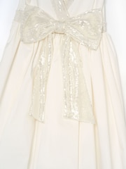 Angel & Rocket Cassidy Elfenbein Kleid mit Pailletten-Schleife - Bild 8 von 8
