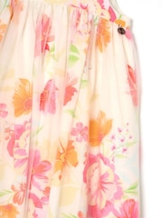 Angel & Rocket Cream April Organza Overlay Print Dress - Image 7 of 7