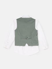 Angel & Rocket Green Benjamin Smart Waistcoat Set - Image 7 of 8