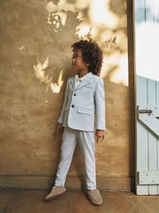 Angel & Rocket Grey Luca Smart Textured Blazer - Image 7 of 14