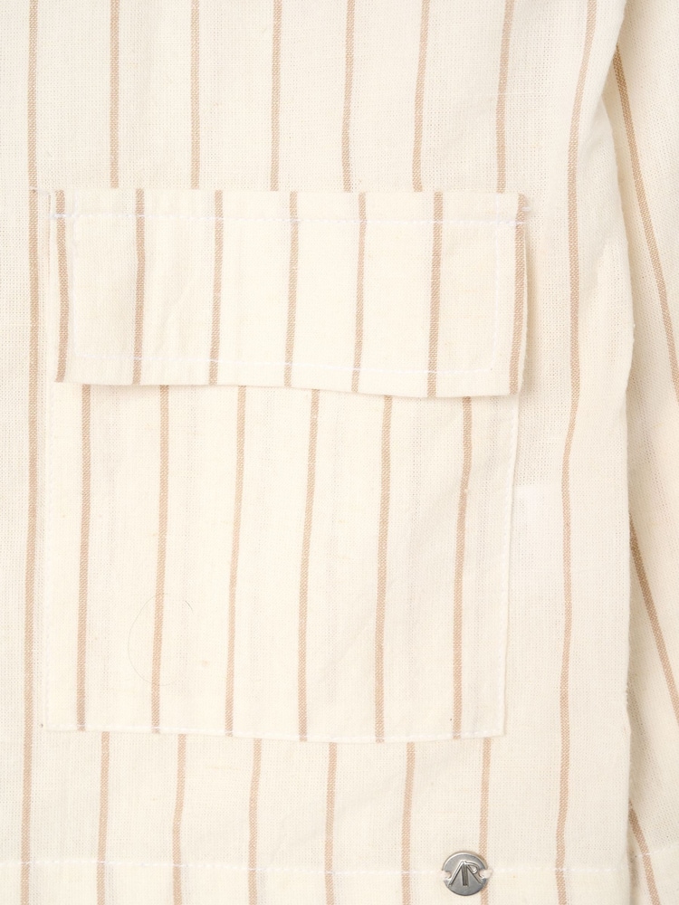 Angel & Rocket Jake Ticking Stripe Jacket - صورة 7 من 7 Angel & Rocket Jake Ticking Stripe Jacket - صورة 7 من 7