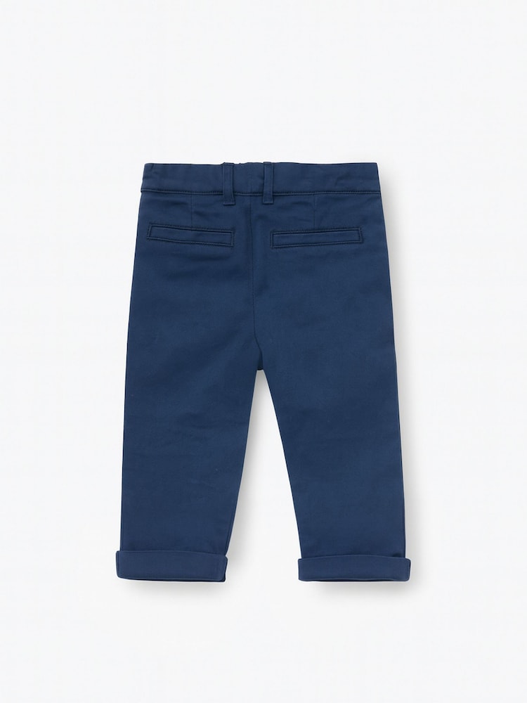 Angel & Rocket Blue Harrison Navy Slim Fit Chino - Image 7 of 7 Angel & Rocket Blue Harrison Navy Slim Fit Chino - Image 7 of 7