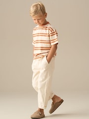 Angel & Rocket Cream Louie Stone Slim Fit Chinos - Image 2 of 5
