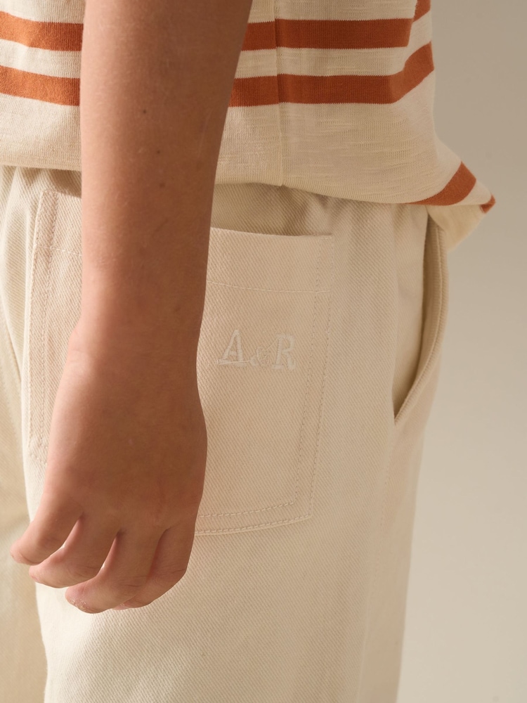 Angel & Rocket Cream Louie Stone Slim Fit Chinos - Image 5 of 5