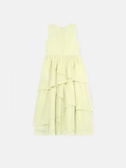 Angel & Rocket Green Letitia Sage Tiered Ruffle Dress - Image 7 of 8