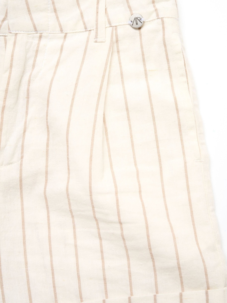 Angel & Rocket Jake Turn Up Stripe Suit Shorts - صورة 6 من 6 Angel & Rocket Jake Turn Up Stripe Suit Shorts - صورة 6 من 6