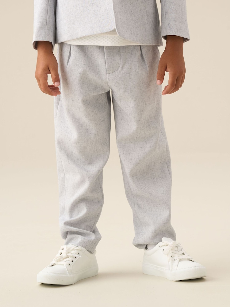 Angel & Rocket Grey Luca Tapered Fit Suit Trousers - Image 1 of 7