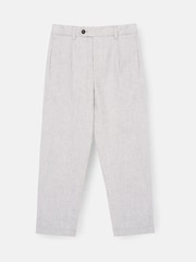 Angel & Rocket Grey Luca Tapered Fit Suit Trousers - Image 5 of 7