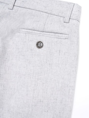 Angel & Rocket Grey Luca Tapered Fit Suit Trousers - Image 7 of 7