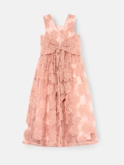 Angel & Rocket Louise Blush Embellished Bow Back Dress - Image 7 of 8