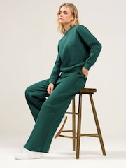 M&Co Blue Petite Wide Leg Joggers - Image 1 of 5