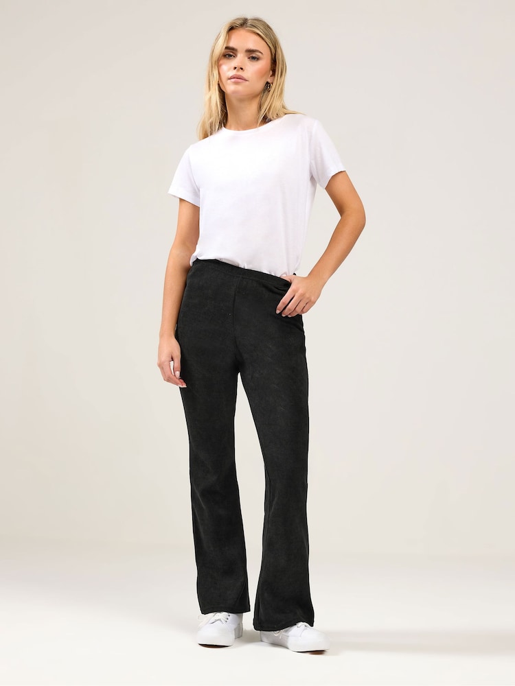 M&Co Black Petite Cord Kickflare Trousers - Image 2 of 5