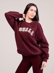LOVALL Red Heavyweight Oversized Sweatshirt - Image 1 of 5