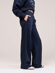 LOVALL Blue Wide Leg Joggers - Image 1 of 5