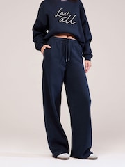 LOVALL Blue Wide Leg Joggers - Image 2 of 5