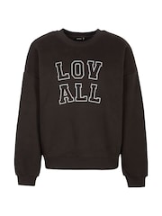 LOVALL Brown Heavyweight Oversized Sweatshirt - Image 5 of 5