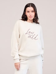LOVALL Natural All SZN Oversized Sweatshirt - Image 2 of 6