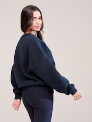 LOVALL Blue Heavyweight Oversized Sweatshirt - Image 3 of 5