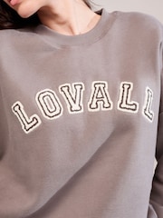 LOVALL Brown Heavyweight Oversized Sweatshirt - Image 3 of 5