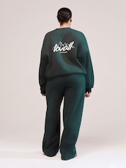 LOVALL Green ALL SZN Oversized Sweatshirt - Image 3 of 5