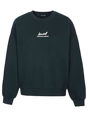 LOVALL Green ALL SZN Oversized Sweatshirt - Image 5 of 5