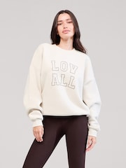 LOVALL Natural Heavyweight Oversized Sweatshirt - Image 2 of 5