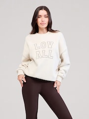 LOVALL Natural Heavyweight Oversized Sweatshirt - Image 3 of 5