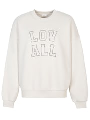 LOVALL Natural Heavyweight Oversized Sweatshirt - Image 5 of 5