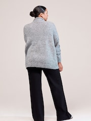 LOVALL Black Winter Wide Leg Trousers - Image 4 of 5