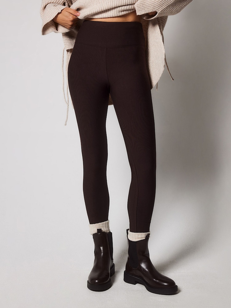 LOVALL Brown Winter Leggings - Image 1 of 5