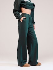 LOVALL Green Wide Leg Joggers - Image 1 of 4