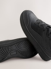Black Wide Fit (G) Leather Lace-up School Shoes - Image 5 of 5