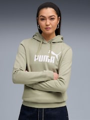 Puma Light Green ESS No. 1 Logo Hoodie - Image 1 of 5