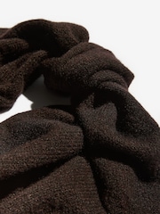 Friends Like These Chocolate Brown Oversized Brushed Triangle Scarf - Image 5 of 5