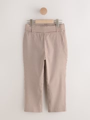 Chocolate Brown Gingham Check Capri Leggings - Image 5 of 8