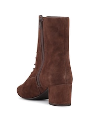 Jones Bootmaker Brown Michie Leather Lace-Up Boots - Image 3 of 5