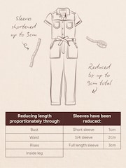 FatFace Gabby Navy Petite Jumpsuit - Image 7 of 7