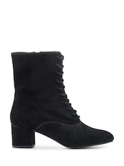 Jones Bootmaker Black Madonna Chunky Leather Ankle Boots - Image 1 of 5