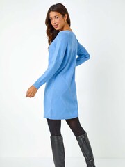 Roman Pearl Utsmykket Genser Kjole - Bilde 3 av 5