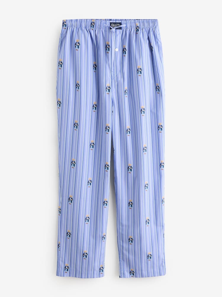 Polo Ralph Lauren Blue Pyjama Bottoms - Image 1 of 1 Polo Ralph Lauren Blue Pyjama Bottoms - Image 1 of 1