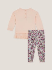 Monsoon Pink Fairy Top & Leggings Set - Image 2 of 3